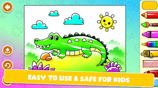 Animal Coloring Games for Kids - Tangkapan Layar 6