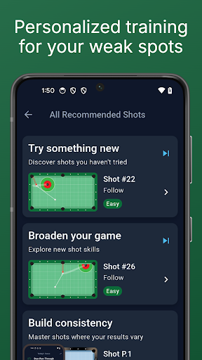 Bullseye Billiards - Tangkapan Layar 2