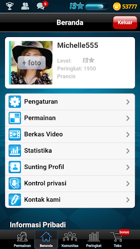 Catur Online - Tangkapan Layar 3