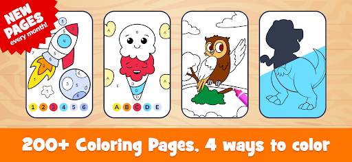 Coloring Book Games & Drawing - Tangkapan Layar 1