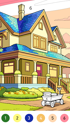 Dream Home Coloring book - Tangkapan Layar 1
