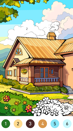 Dream Home Coloring book - Tangkapan Layar 7