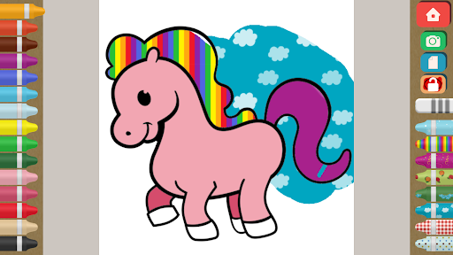 Finger Paint Coloring Book - Tangkapan Layar 1