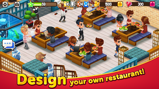 Food Street - Restaurant Game - Tangkapan Layar 1
