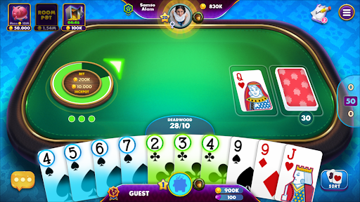 Gin Rummy - Remi Online - Tangkapan Layar 1