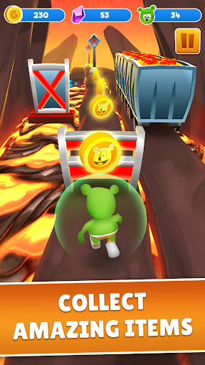 Gummy Bear Run: Endless Runner - Tangkapan Layar 4