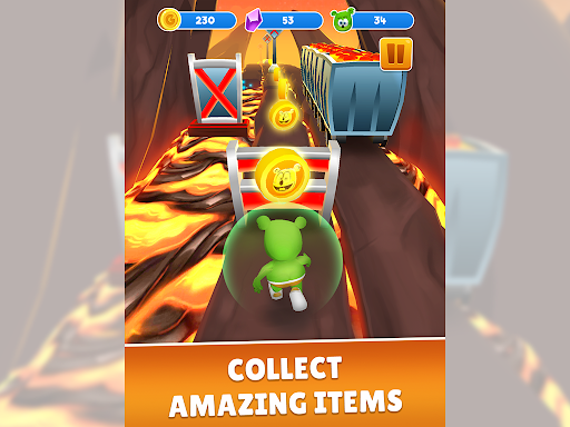 Gummy Bear Run: Endless Runner - Tangkapan Layar 7