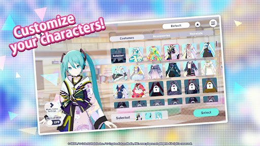 HATSUNE MIKU: COLORFUL STAGE! - Tangkapan Layar 2