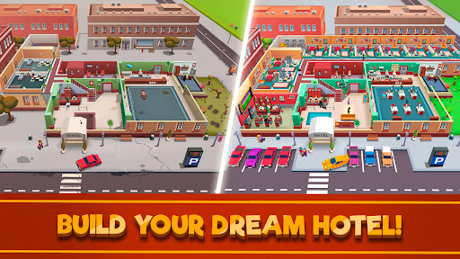 Hotel Empire Tycoon－Idle Game - Tangkapan Layar 1