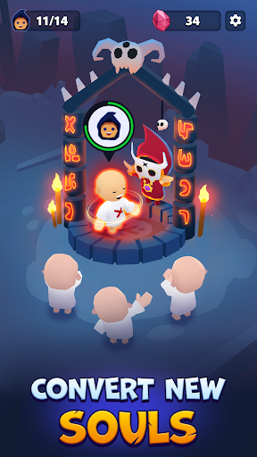 Idle Cult Empire - Evil Tycoon - Tangkapan Layar 2