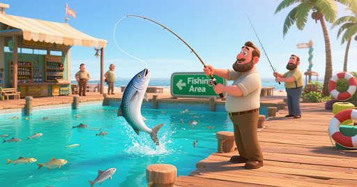 Idle Fishlandia - Tycoon Game - Tangkapan Layar 1