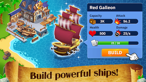 Idle Pirate Tycoon - Tangkapan Layar 4