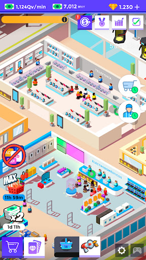 Idle Supermarket Tycoon－Shop - Tangkapan Layar 5