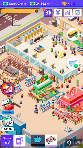 Idle Supermarket Tycoon－Shop - Tangkapan Layar 6