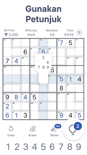 Killer Sudoku oleh Sudoku.com - Tangkapan Layar 7