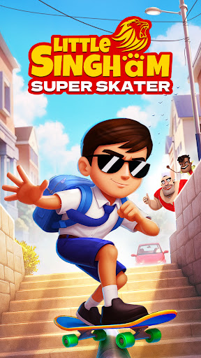 Little Singham Super Skater - Tangkapan Layar 1
