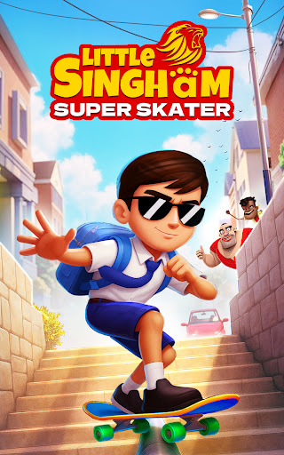 Little Singham Super Skater - Tangkapan Layar 8
