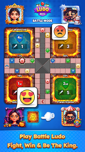 Ludo Buzz: Multipemain Offline - Tangkapan Layar 3