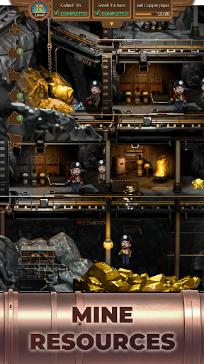 Metropolis Tycoon: Mining Game - Tangkapan Layar 7