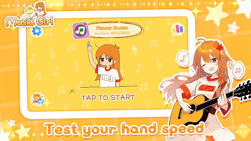Music Girls: Duet Rhythm Game - Tangkapan Layar 1