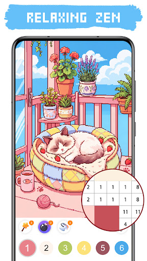 Pixel Art Coloring:Pixel Color - Tangkapan Layar 1