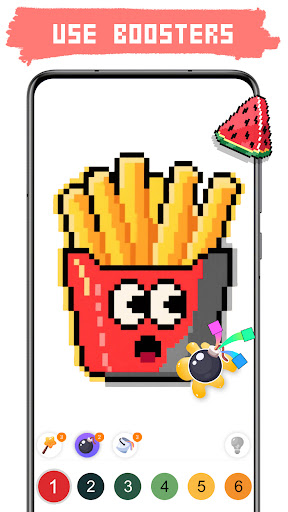 Pixel Art Coloring:Pixel Color - Tangkapan Layar 4