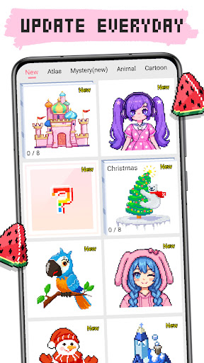 Pixel Art Coloring:Pixel Color - Tangkapan Layar 5