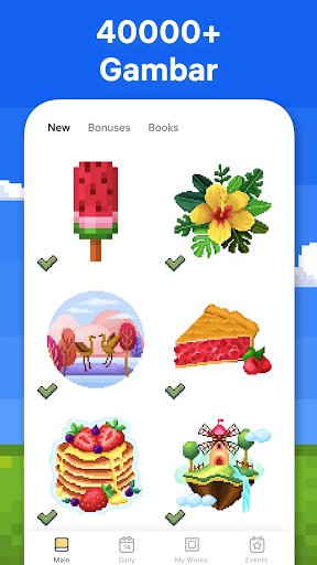 Pixel Art - Warna Sesuai Angka - Tangkapan Layar 2