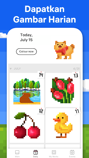 Pixel Art - Warna Sesuai Angka - Tangkapan Layar 6
