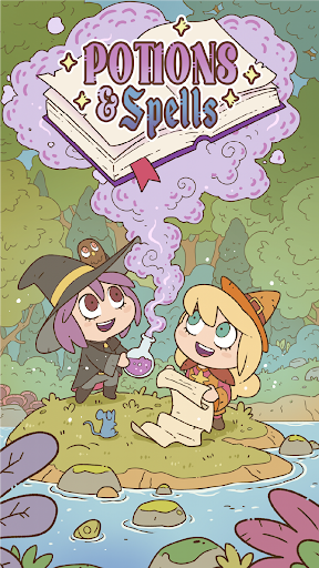 Potions & Spells: Idle Witches - Tangkapan Layar 1