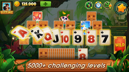 Solitaire Tripeaks: Card Games - Tangkapan Layar 1