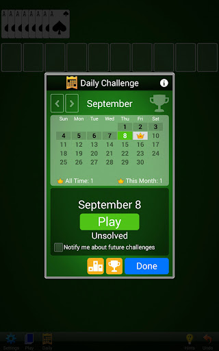 Spider Solitaire - Tangkapan Layar 7