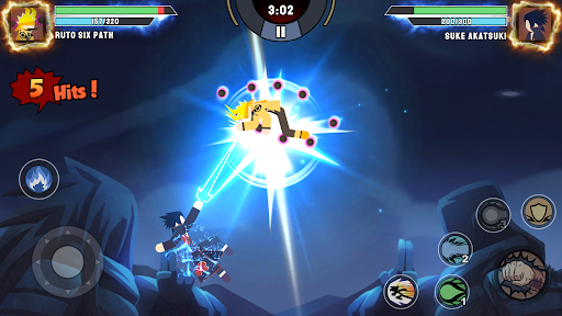 Stickman Ninja Fight - Tangkapan Layar 3