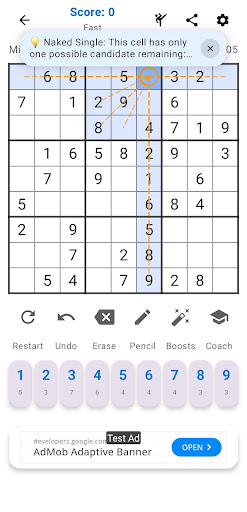 Sudoku: Classic Offline Game - Tangkapan Layar 1