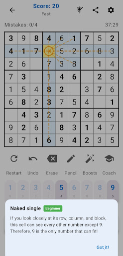 Sudoku: Classic Offline Game - Tangkapan Layar 2