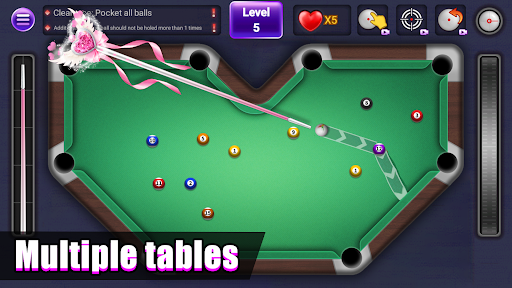 Super Billiards Real 8 Ball - Tangkapan Layar 1