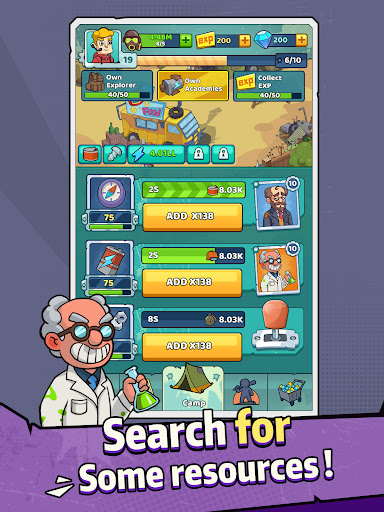 SurvivalAdventure:Idle Clicker - Tangkapan Layar 8