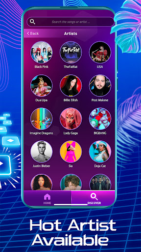 Tiles Hop Bola Musik Permainan - Tangkapan Layar 4