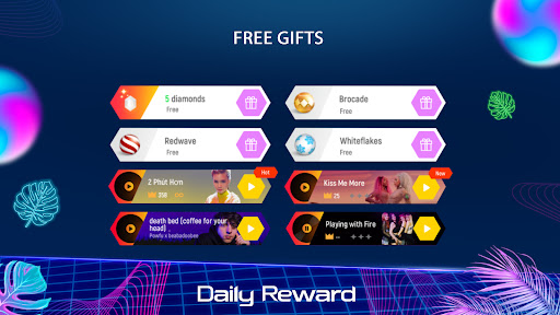 Tiles Hop Bola Musik Permainan - Tangkapan Layar 8