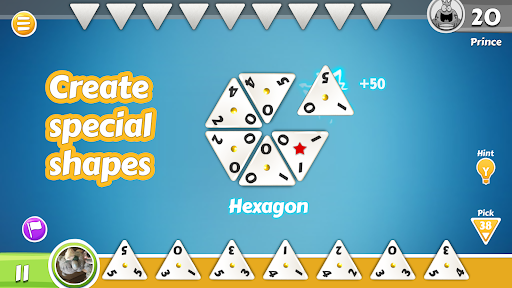Triominos, Triangular Dominoes - Tangkapan Layar 2