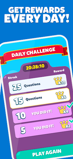 Trivia Crack Retro Quiz - Tangkapan Layar 5