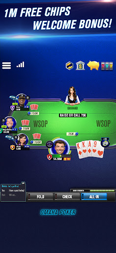 WSOP Poker Texas Holdem Game - Tangkapan Layar 1